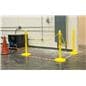 Plastic Caution Posts | Complete Kit with Stanchion and Chain | Displays2Go
