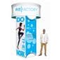 12' trade show tower with push-pin assembly