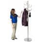 Weighted Stainless Steel Coat Rack