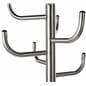 Stainless Steel Coat Rack with Hooks