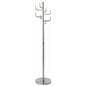 Silver Stainless Steel Coat Rack
