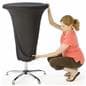 Wrinkle Free Design Black Tablecloth for FOLDR2646