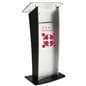 UV printed frosted replacement panel for CVWD series lecterns with custom graphics
