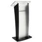 Frosted replacement panel for CVWD series lecterns with smudge reducing finish