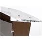 Lacquer-Coated Frosted Acrylic and Wood Podium