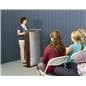 Attractive Frosted Acrylic and Wood Podium