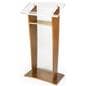 Wood Rostrum Podium Maple Veneer