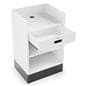 3-piece cash wrap comes with a pos register stand