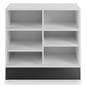 ADA-compliant sales counter comes with fully adjustable shelves
