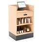 Register stand with recessed top makes for a great POS stand for stores