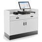 Recessed top sales counter with lockable storage for all your POS checkout requirements