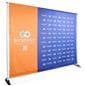 Back drop banner with 10 foot graphic