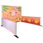 Replacement graphics for D10FBKSCPR trade show backdrop with pole pockets 