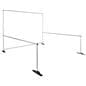 Backdrop banner with push pin assembly