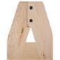 A-frame shelf with minimal assembly required