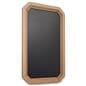 Small framed chalkboard sign with eco-friendly corrugated cardboard construction