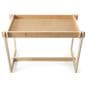 Wooden retail dump table with eco-friendly HDF surface