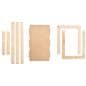 Wooden retail dump table ships flat