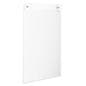 Glass mount sign holder in portrait format for ledger-sized inserts