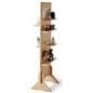 Modern pegboard shelving with pack of 40 wooden pegs 