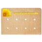 Pegboard retail display with eco-friendly popular wood build 