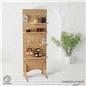 Modern pegboard shelving with flat pack design 
