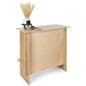 Portable wooden sales counter with 30 pound maximum weight capacity