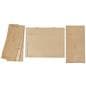 Portable wooden sales counter with lightweight construction 