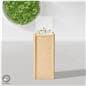 Floor standing donation box with 0.22 inch thick acrylic material