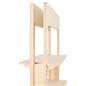 Wood freestanding shelving unit with 26 pound weight capacity per shelf