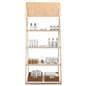 White Ladder Shelves with 14" Shelf Clearance  