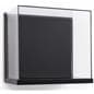 Wall Mount Acrylic Shadow Box Display with Black Backing and Base