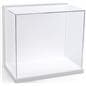 Museum Style Wall Vitrine with White Backer and Base