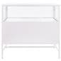 Glass showcase display cabinet with LED lighting