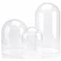 Lightweight glass display cloche