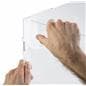 Slide and Lock 6-sided printed display riser case requires no tools