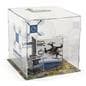 Collapsible custom printed folding acrylic display cube