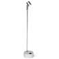 Display case spotlights with  silver oxidation finish