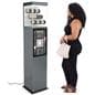 Exhibit pedestal case with video screen is great for displaying new collection items 