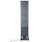 Exhibit pedestal case with video screen with USB, HDMI, and ethernet ports