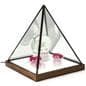 LED lighted pyramid glass box