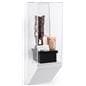 Wedge bottom wall display pedestal shown with a prized possession