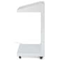 Checkout stand with digital display showcasing its sleek side angle