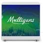 Portable dvLED display with counter showcasing a vibrant golf company graphic