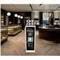 Pedestal display with digital sign with sleek modern design