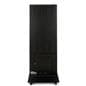 Digital display advertising floor stand with energy star rating