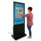 Advertising Multimedia Kiosk with 100 lbs.