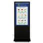 Advertising multimedia kiosk with touch screen display