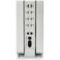 Double-sided digital vertical touchscreen kiosk with ethernet LAN port