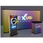 Double-sided digital vertical touchscreen kiosk with six usb ports